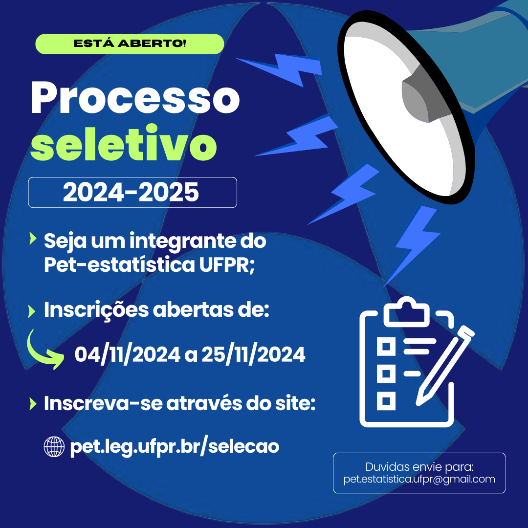Processo Seletivo PET Nov/2024 - Encerrado