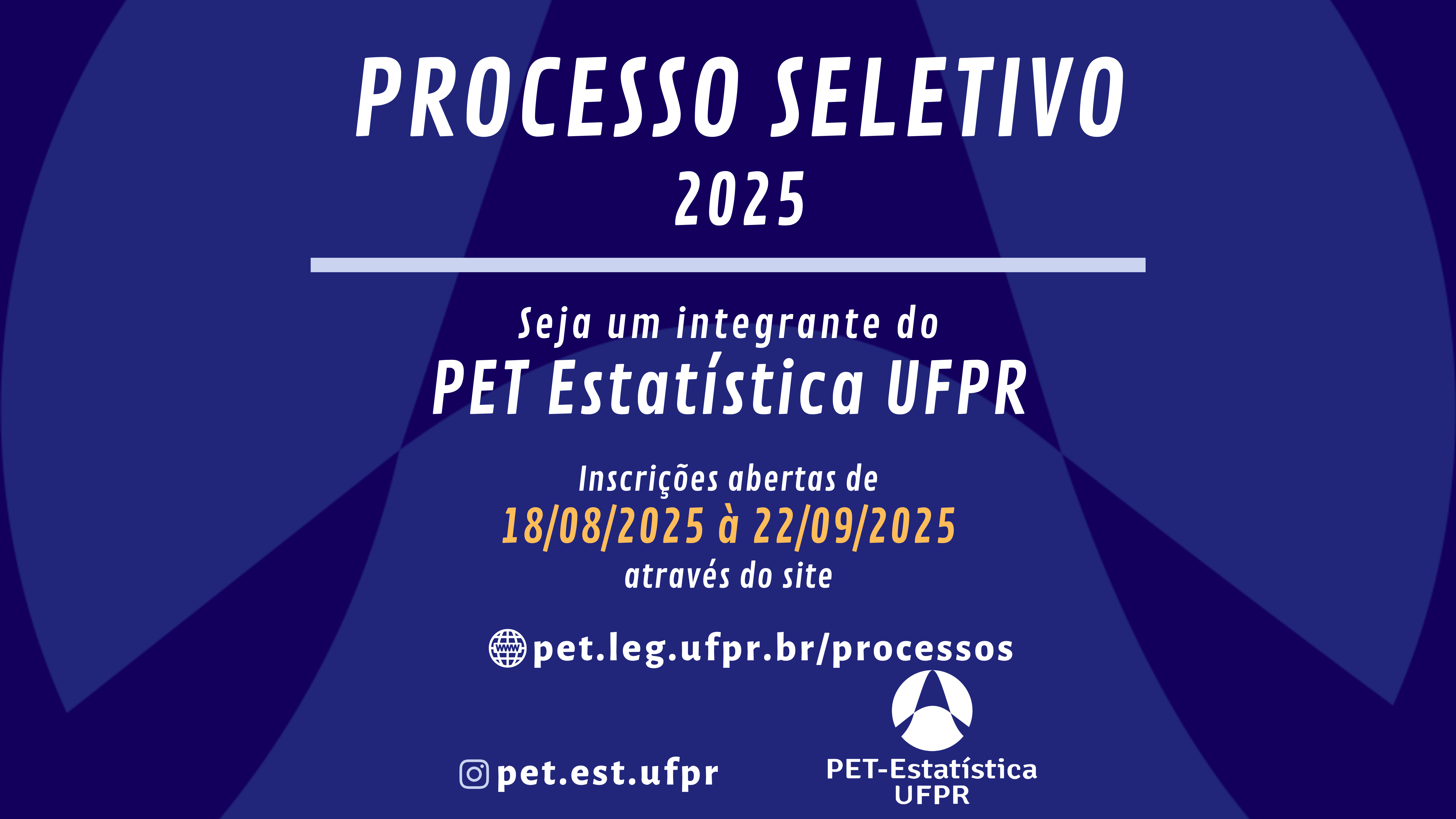 Processo Seletivo PET Estatística Ago/2025